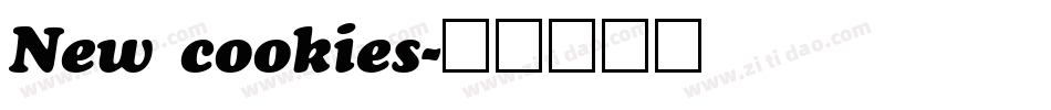 New cookies字体转换